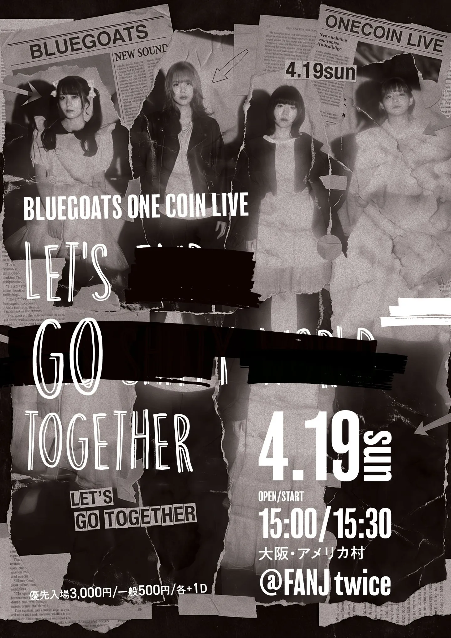 『BLUEGOATS ONE COIN LIVE -LET’S GO TOGETHER -』 | FANJ twice