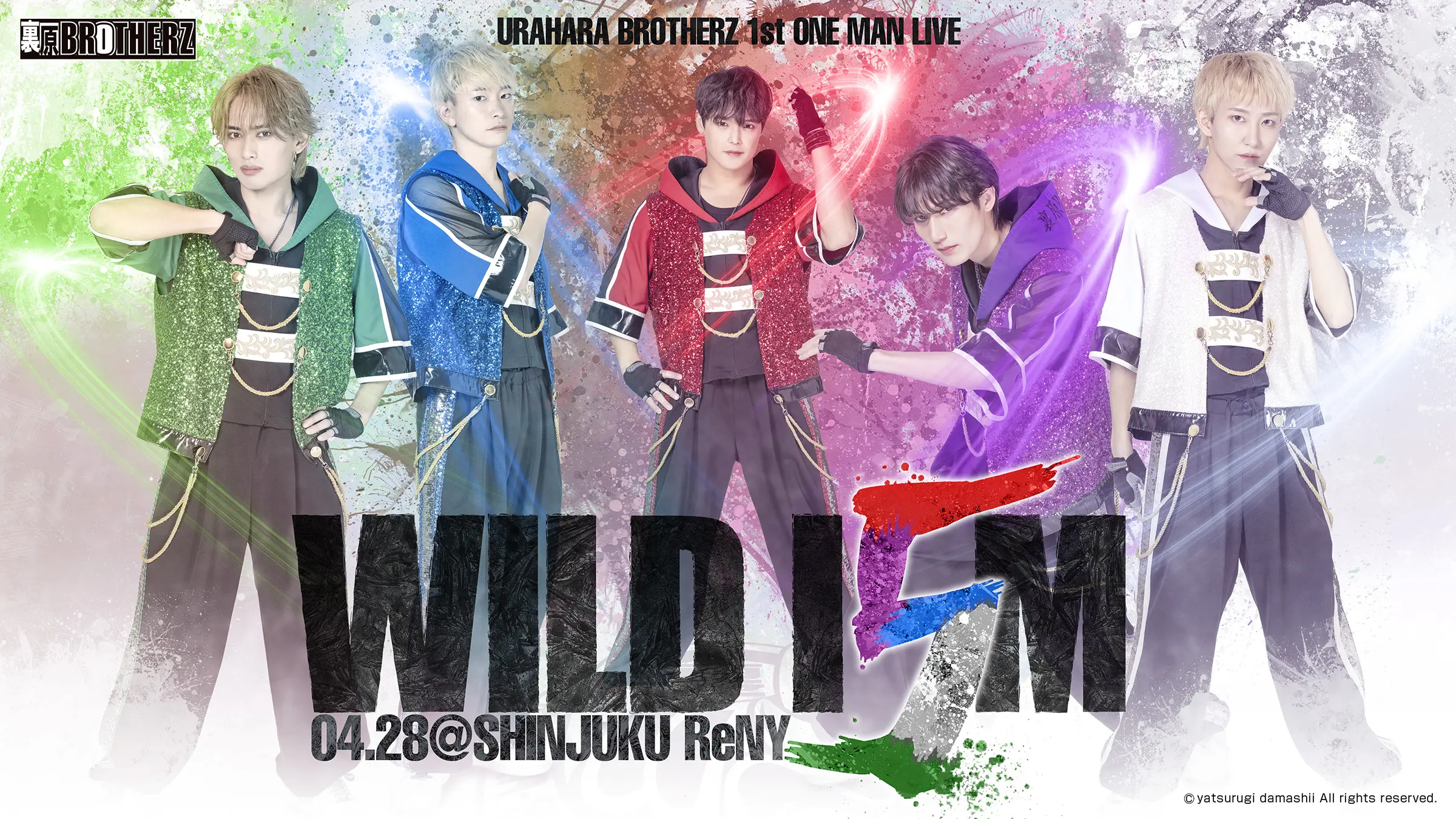 4月28日（火）「新宿ReNY」裏原BROTHERZ 1stワンマンライブ『WILD I5M（ワイルドイズム）』 | 新宿ReNY（レニー）