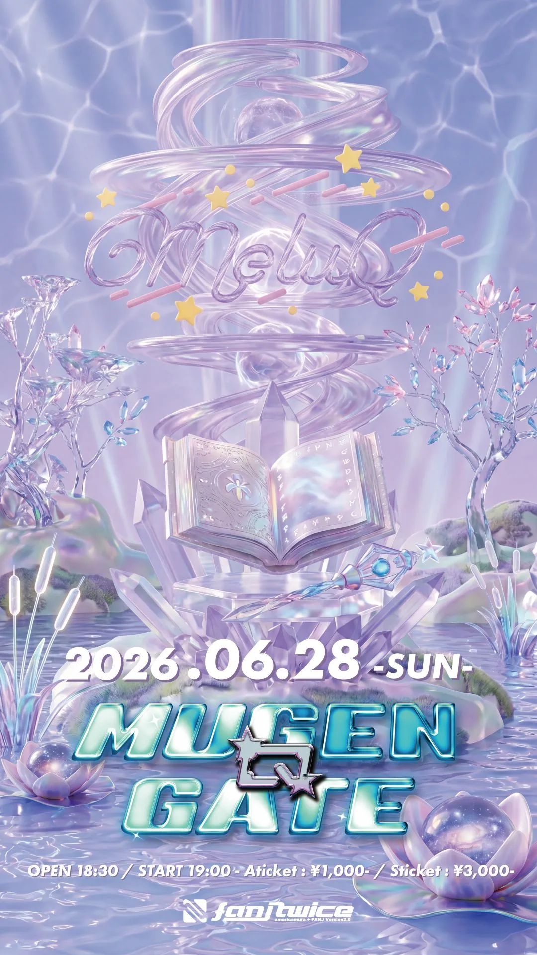 MUGEN・Q・GATE – meluQ 新体制お披露目LIVE – | FANJ twice