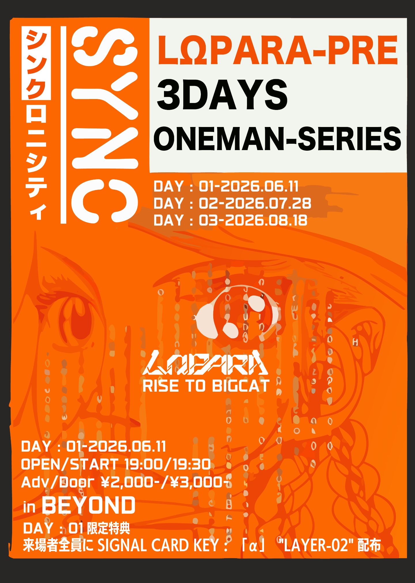 LΩPARA 3DAYS ONEMAN SERIES『SYNC』 『SYNC』DAY.2 | BEYOND