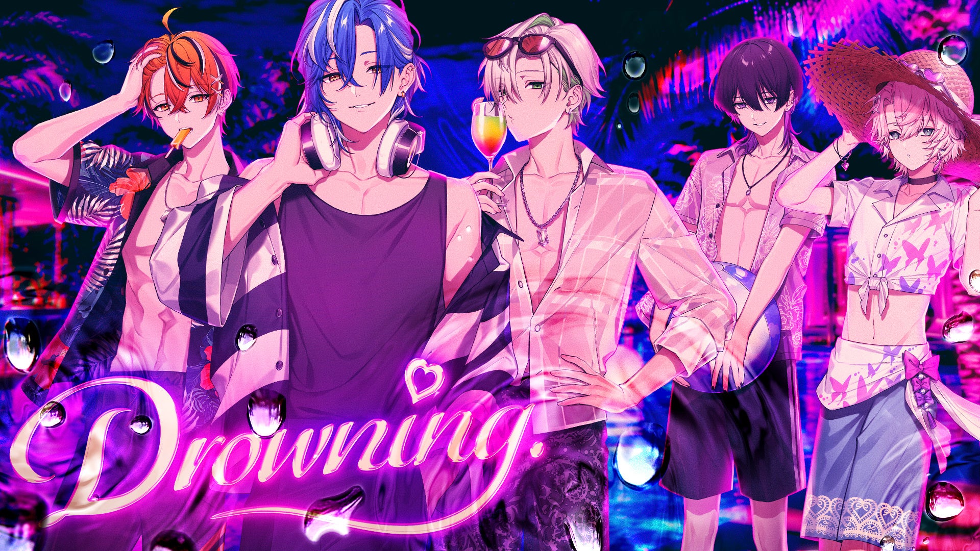 クロノヴァ夏シングル「溺れる。」MV公開！新境地の大人の色気に震える