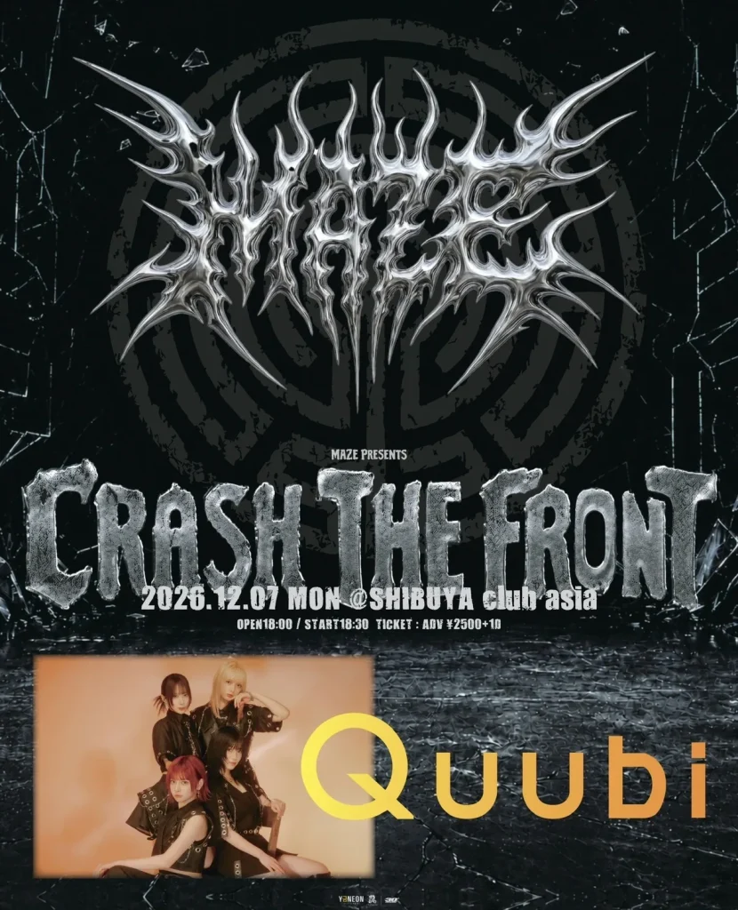 MAZE PRESENTS “CRASH THE FRONT” 告知画像