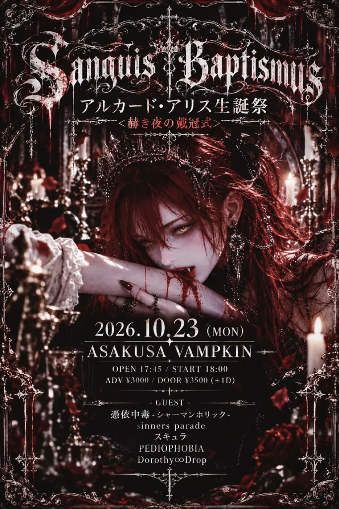 Sanguis Baptismus 〜maleficiumアルカード・アリス生誕祭 告知画像