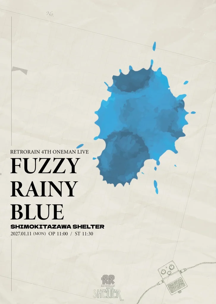 RETRORAIN 4th ONEMAN LIVE 「FUZZY… 告知画像
