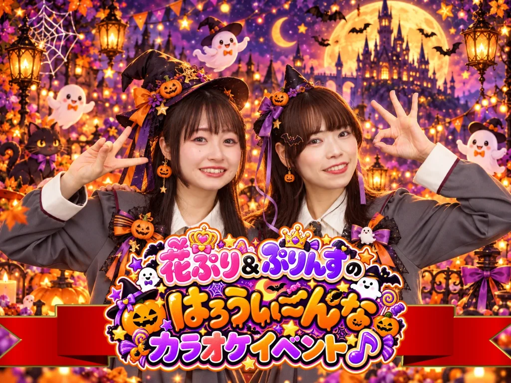 花ぷりとぷりんすのはろうぃーんなカラオケイベント♪ ~2026~ 告知画像