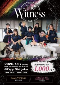 FandL 2nd Anniversary ONE MAN LIVE「The Witness」 | Zepp Shinjuku